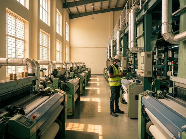 Energy-efficient textile factory floor in Gazipur, Bangladesh